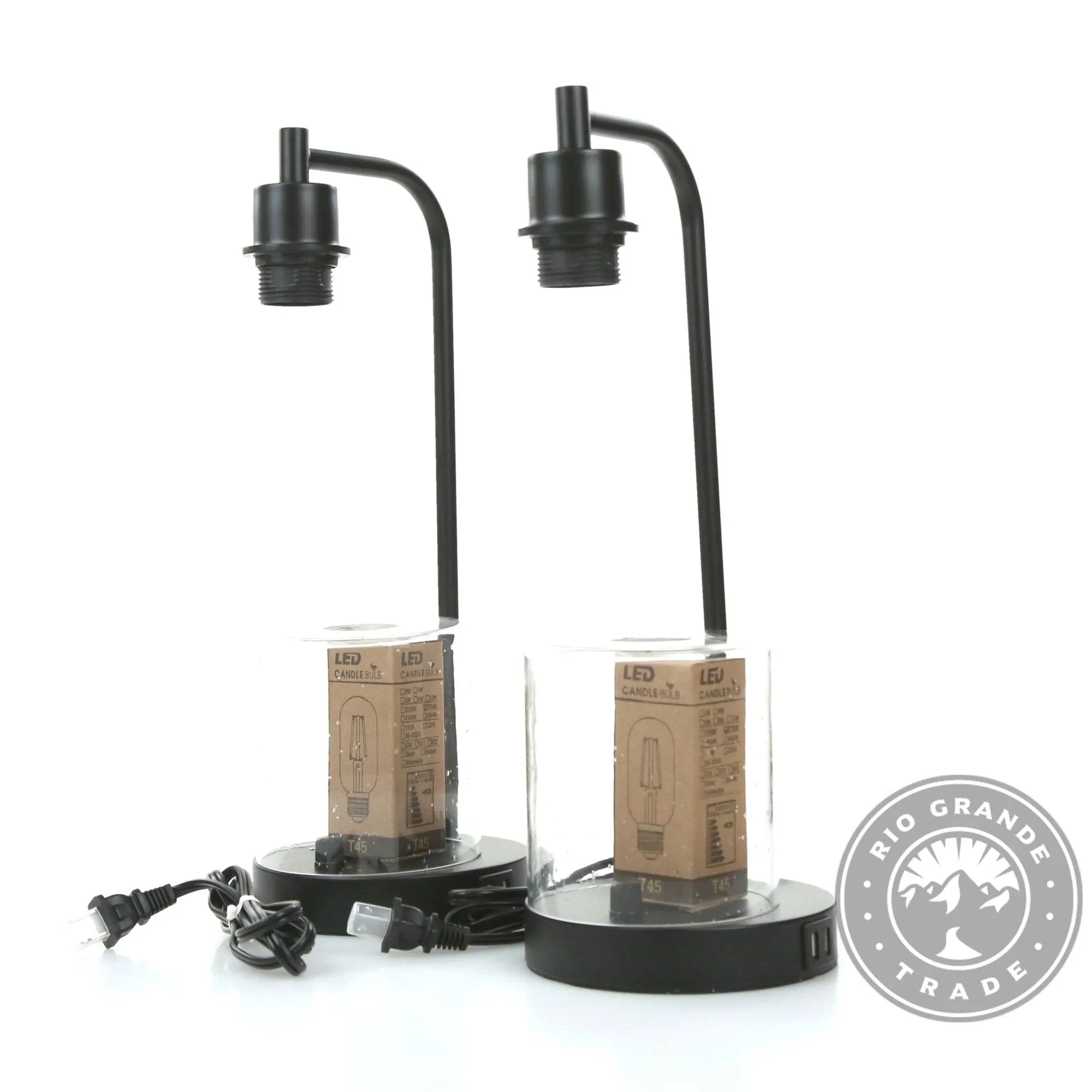 Lynnoland Industrial Table Lamps