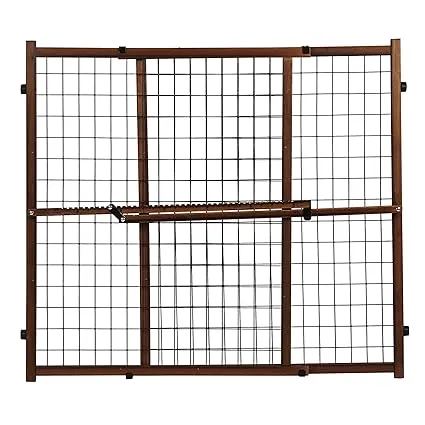 Position &amp; Lock Tall &amp; Wide Baby Gate, Pressure-Mount<wbr/>ed, 50&#034;W X 32&#034;H, Farmhouse 