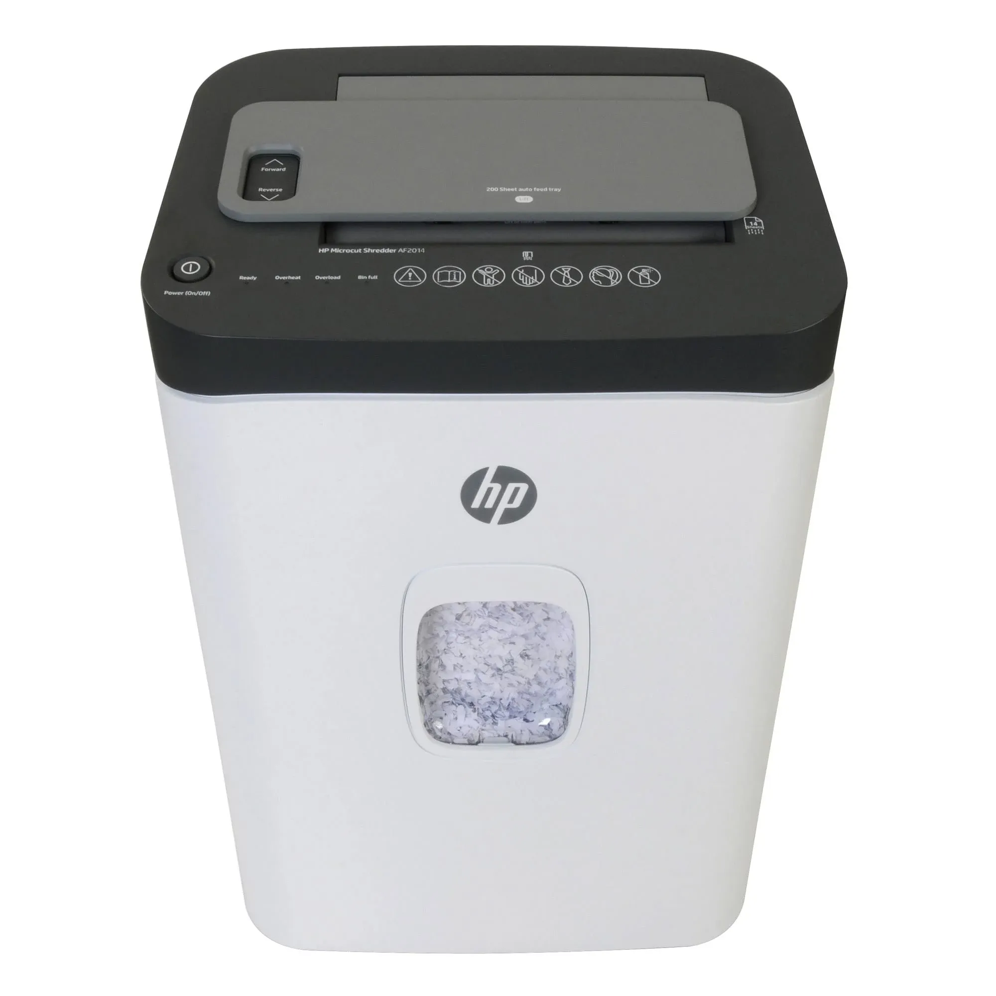 HP Af2014 200-Sheet Microcut Heavy-Duty Auto-Feed Shredder