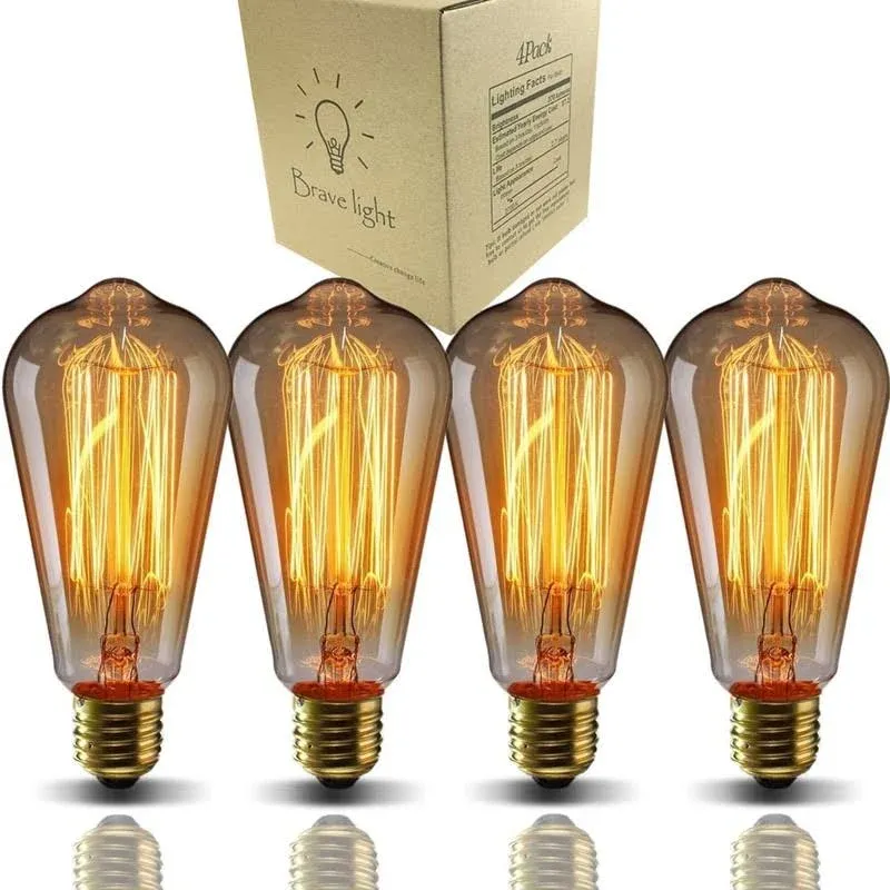 Bravelight Vintage Edison Bulb T300/T10