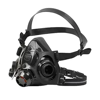 North by Honeywell 7700 Series Niosh-Approved Half Mask Silicone Respirator, Small (770030S), BlackNorth by Honeywell 7700 Series Niosh-Approved Half Mask Silicone Respirator, Small (770030S), Black