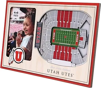 YouTheFan NCAA Utah Utes 3D StadiumView Picture Frame