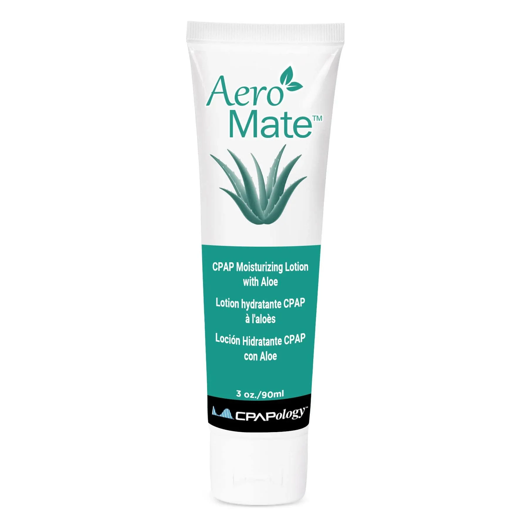 AeroMate CPAP Nasal Moisturizing Lotion with Aloe | 3 oz. | Non-Scented, Non-Petroleum Based