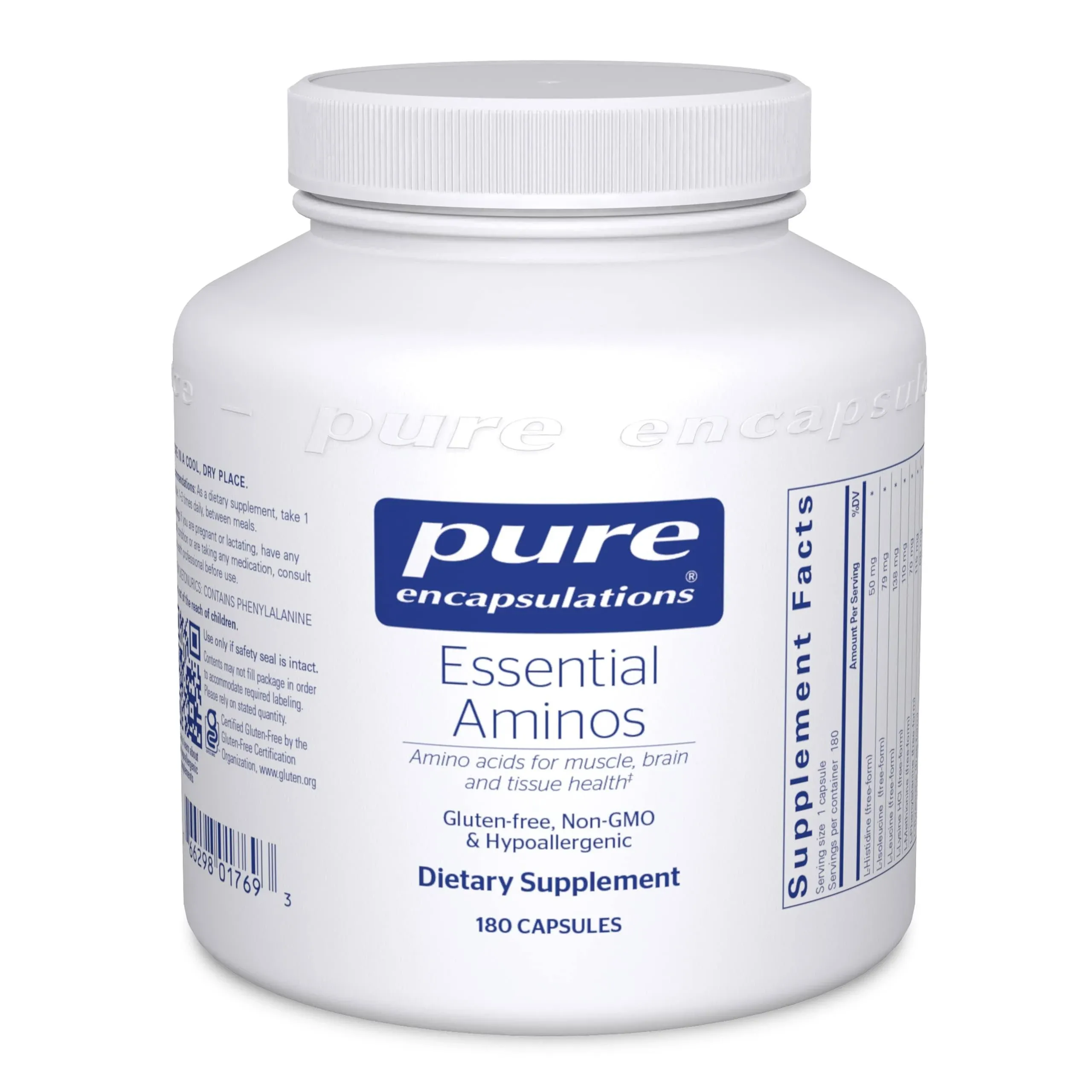 Pure Encapsulations - Essential Aminos - 180 Capsules