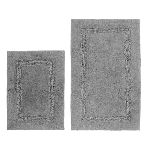 Nautica Peniston 2 Piece Bath Rug Set - Grey