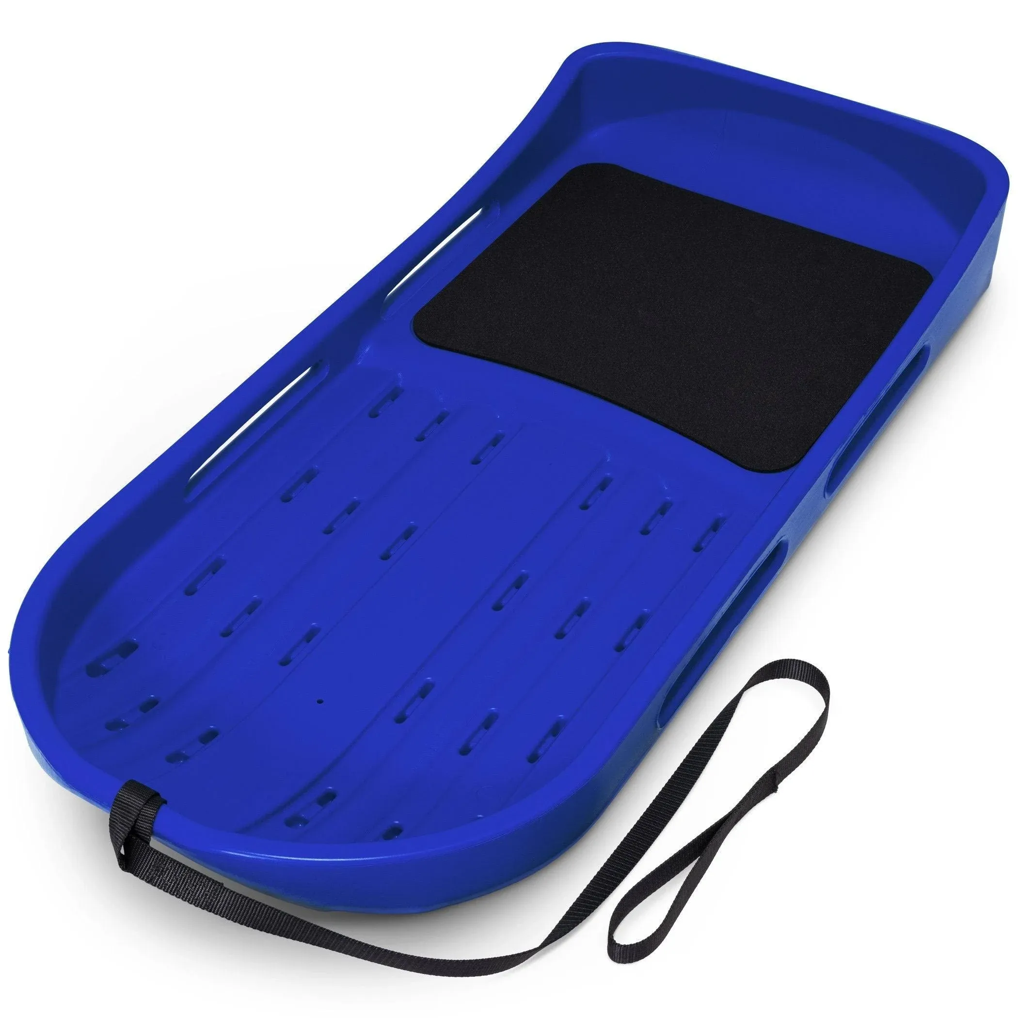 GoSports 2 Person Premium Snow Sled with Double Walled Construction - Blue