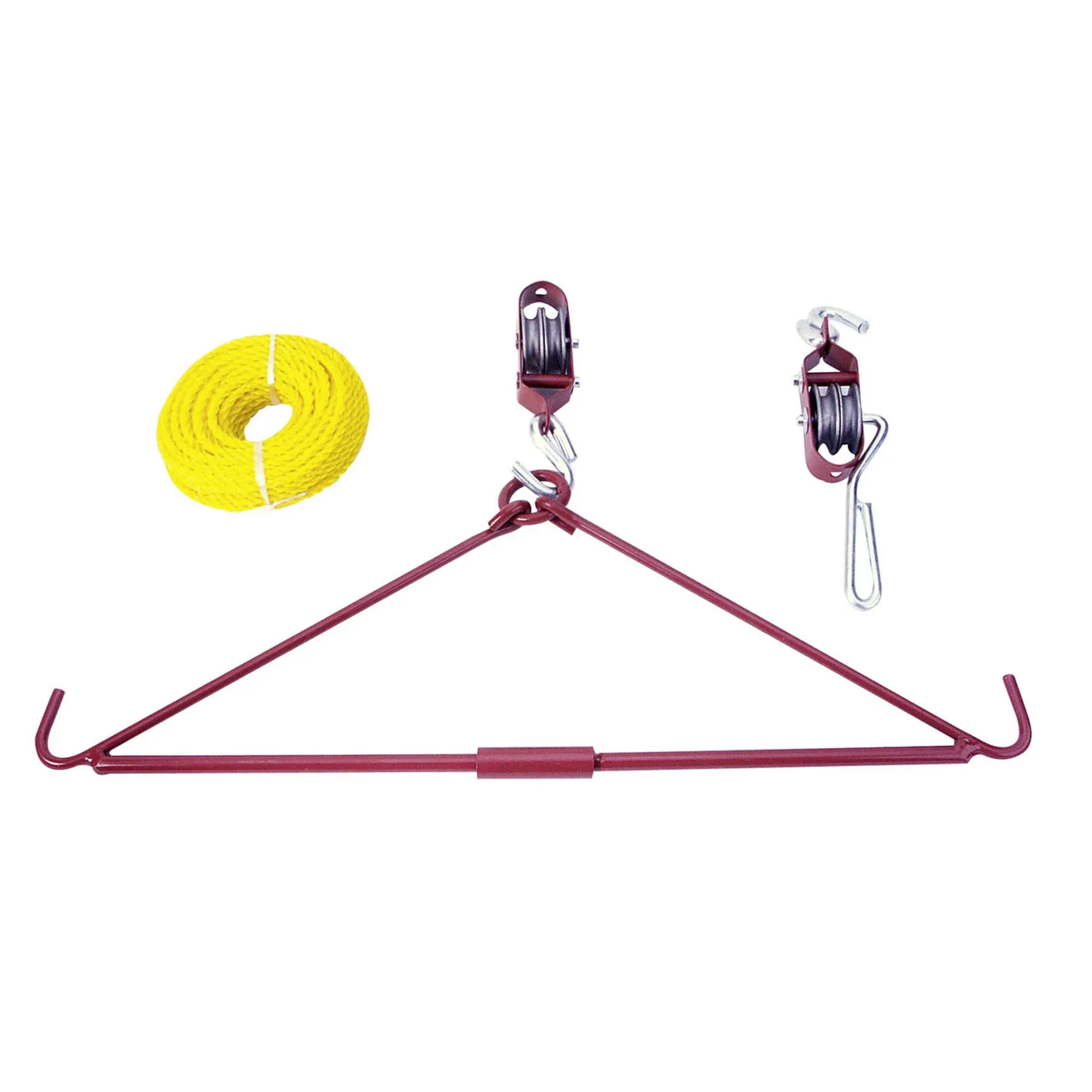 &#034;New in Clampack&#034; Rugged Gear Gambrel and Pulley Hoist 440 Lb Deer Elk Butcher