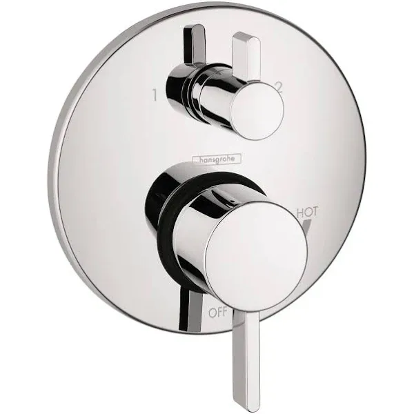 Hansgrohe 04447000 Chrome S Pressure Balance Trim with Diverter