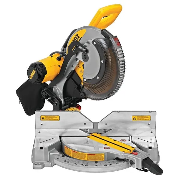 DEWALT 12-in Dual Bevel Compound Corded Miter Saw Stainless Steel | DWS716XPS