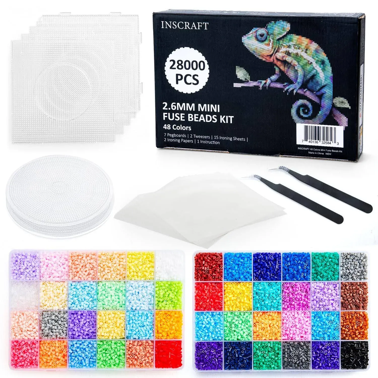 INSCRAFT Mini Fuse Beads Kit