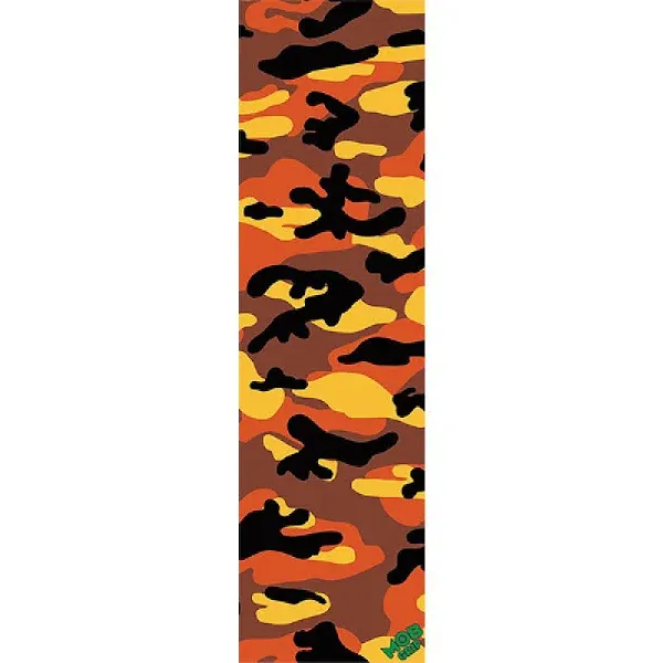 Mob Orange Camo Skateboard Grip Tape