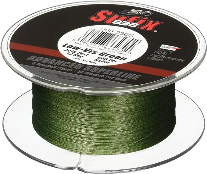 Sufix 832 Braid Line-600 Yards (Green, 20-Pound)Sufix 832 Braid Line-600 Yards (Green, 20-Pound)