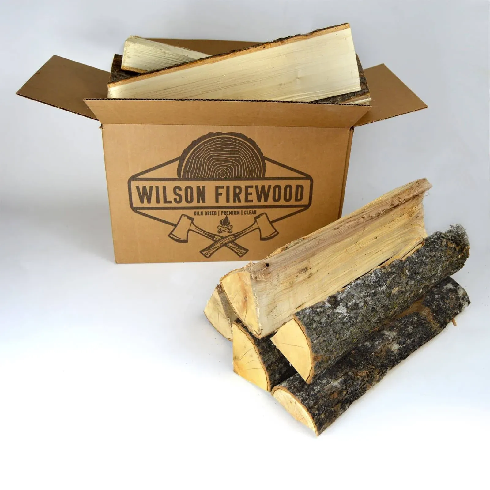 Wilson Maple Split Firewood - Seasoned Natural Kiln Dried Fireplace, Fire Pit ...