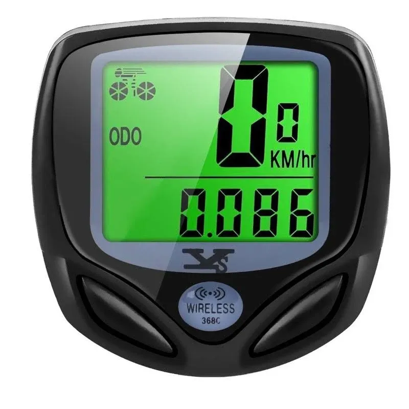 Bicycle Speedometer and Odometer Wireless Waterproof Cycle Bike Computer with LC