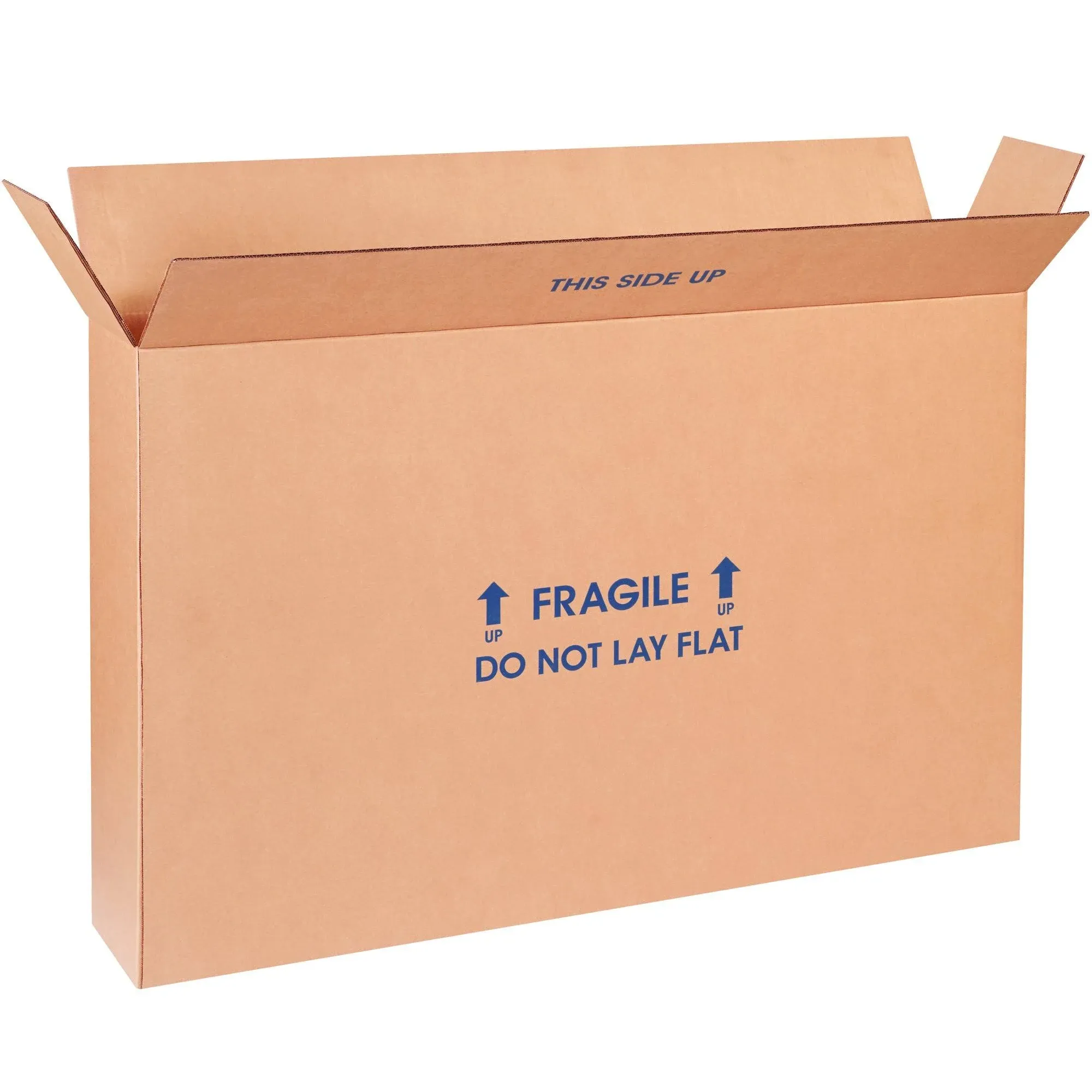 Boxes Fast BF28620FPFOL Flat Screen TV Cardboard Moving and Shipping Box, Fit...