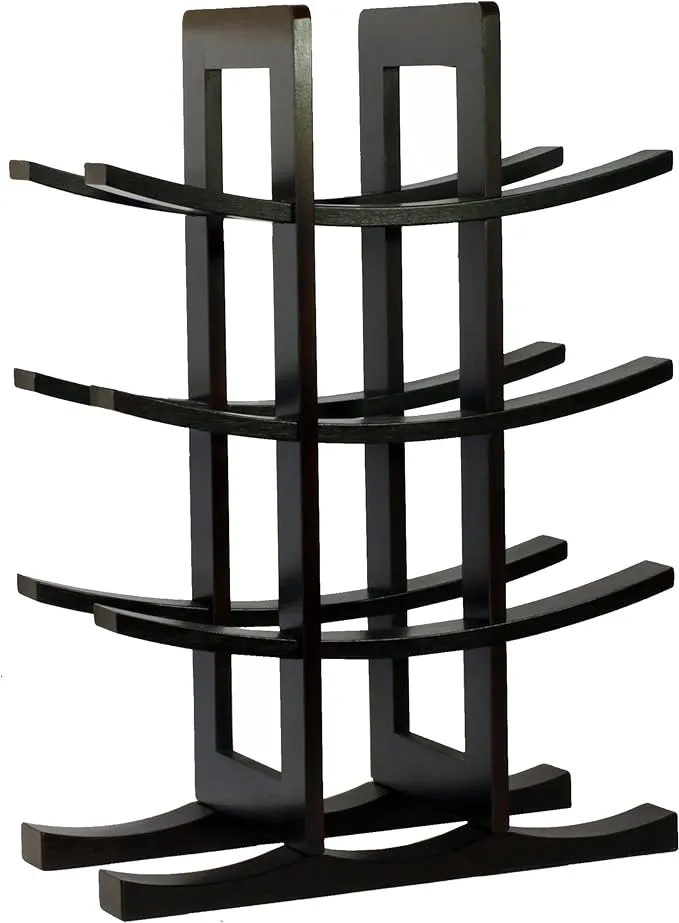 12-Bottle Bamboo Countertop Wine Rack