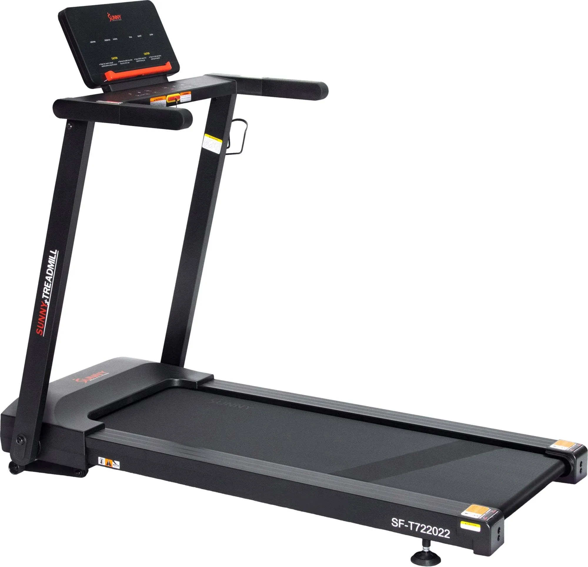 Sunny Health & Fitness Interactive Slim Auto Incline Treadmill