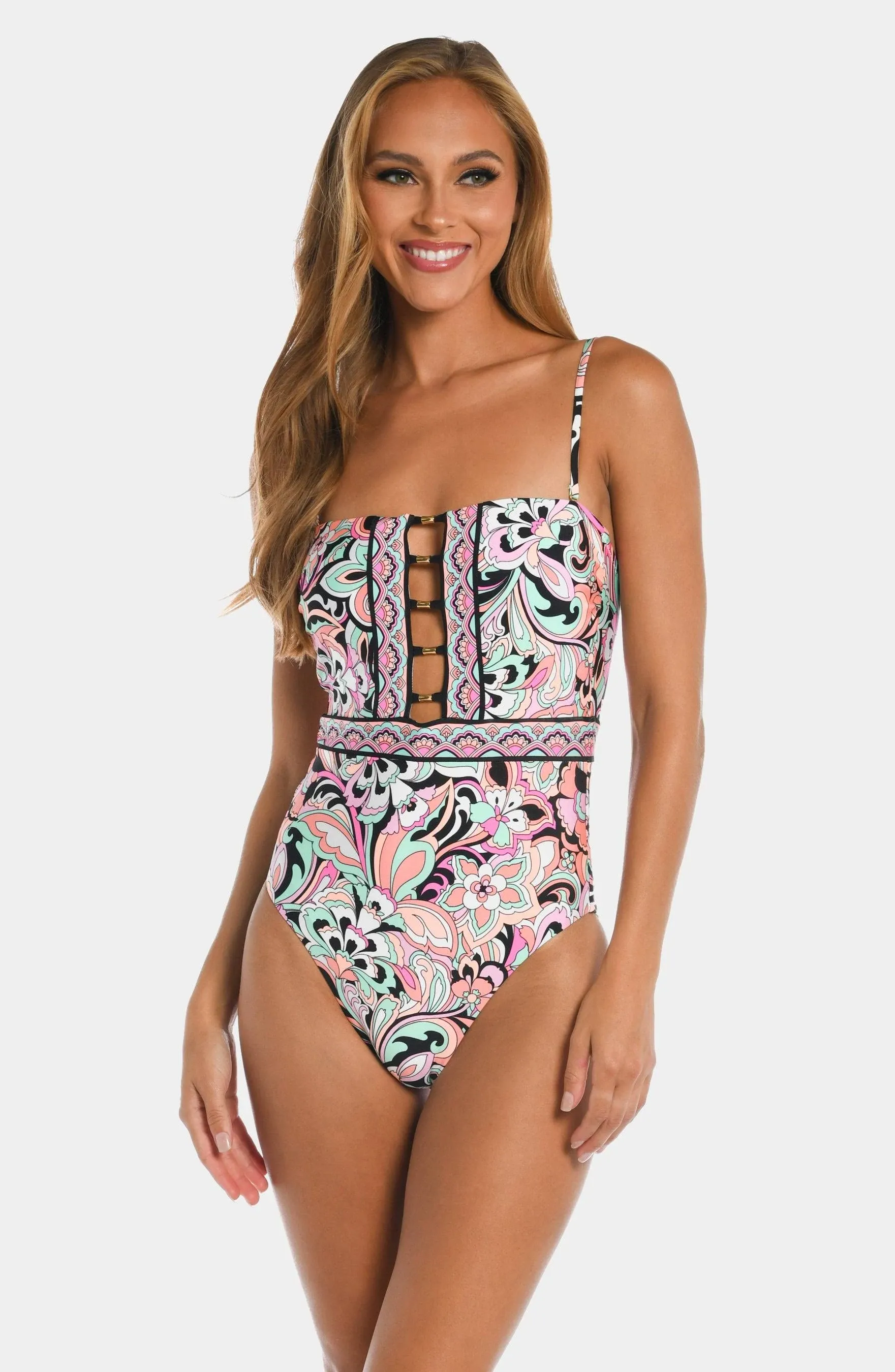 Sunshine 79 Women's Bandeau Mio One Piece Swimsuit