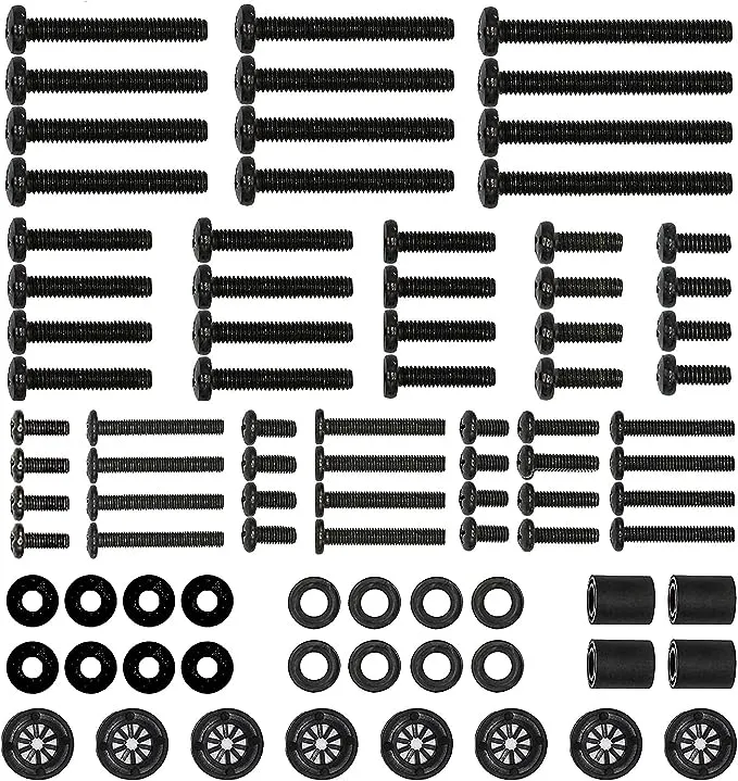 Universal TV Mounting Hardware Kit Set Includes M4 M5 M6 M8 Screws