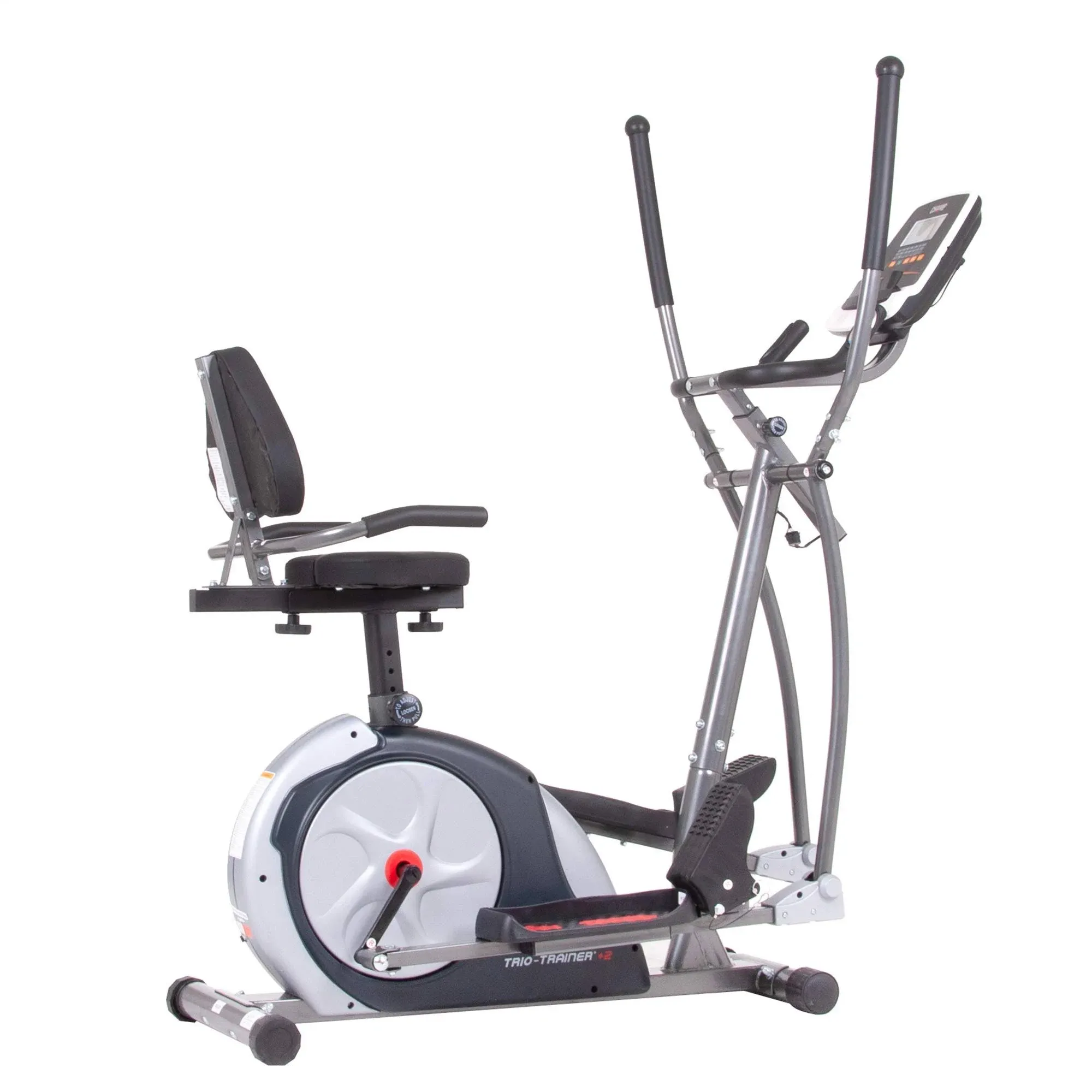  3-in-1 Home Gym, Upright Exercise Bike, Elliptical Machine &amp; Recumbent Bike, 