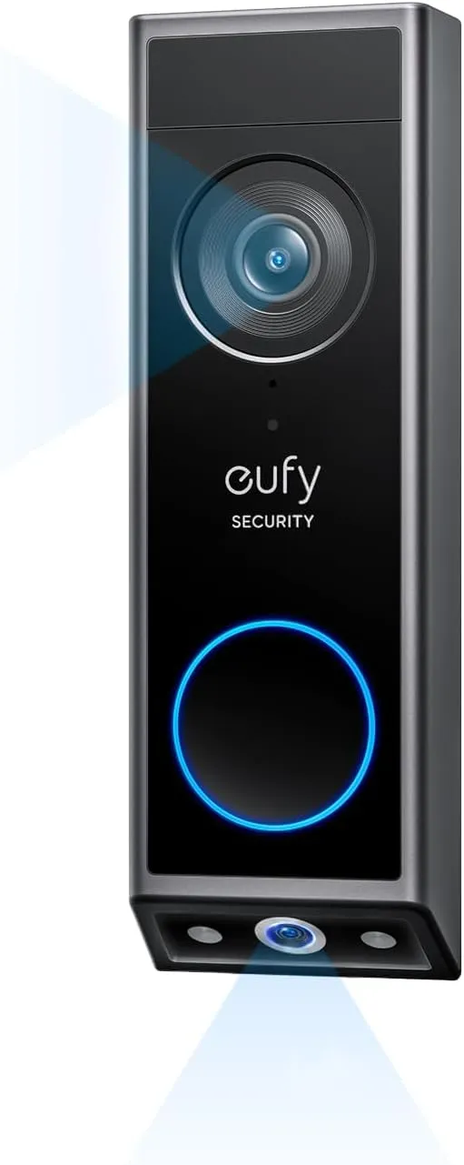 eufy Security - eufy Video Doorbell E340 Black - black