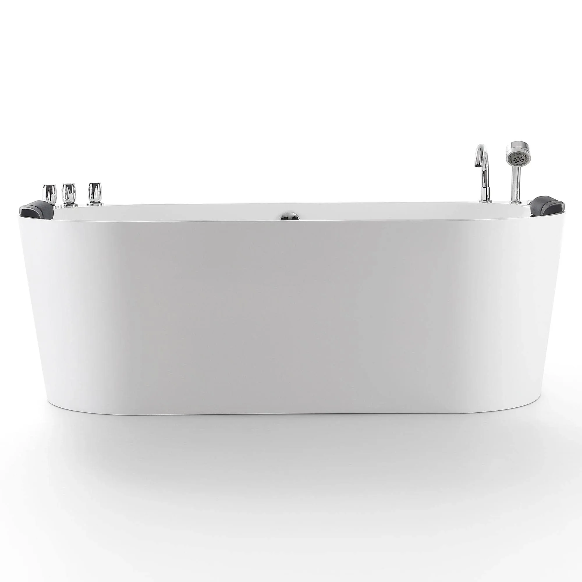 Empava 71 in. Whirlpool Acrylic Alcove Bathtub - EMPV-71AIS08