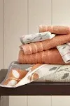 Amrapur Organic Vines Yarn Dyed Towels (Set of 6) - Coral