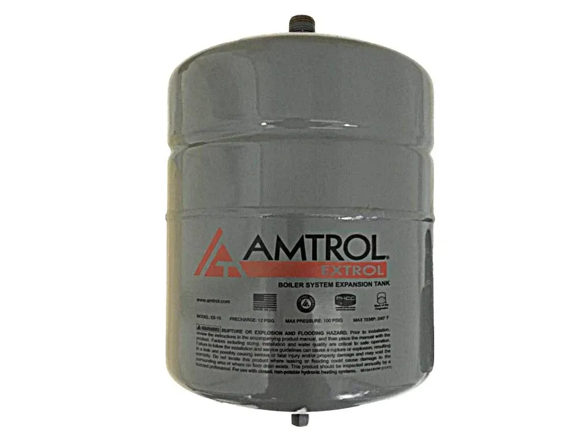 Amtrol Extrol EX-15 2 Gallon In-Line Hydronic Expansion Tank