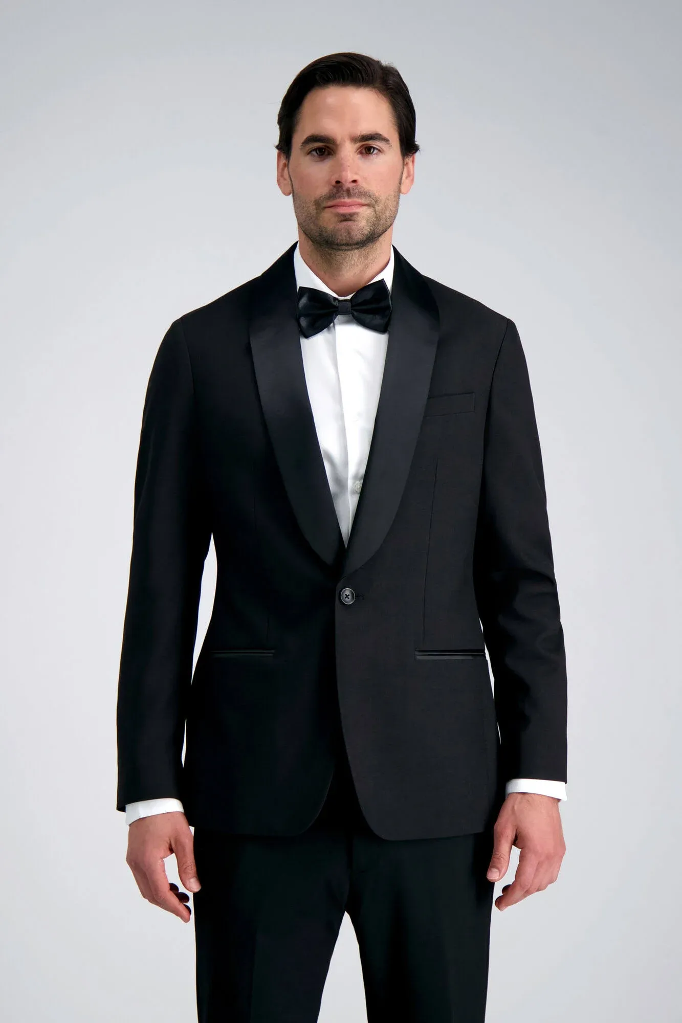 Men's Haggar Premium Comfort Tuxedo Jacket - Slim Fit, Black, 40 Regular