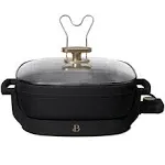 Beautiful 5-in-1 Electric Expandable Skillet, Black Sesame By Drew Barrymore USA