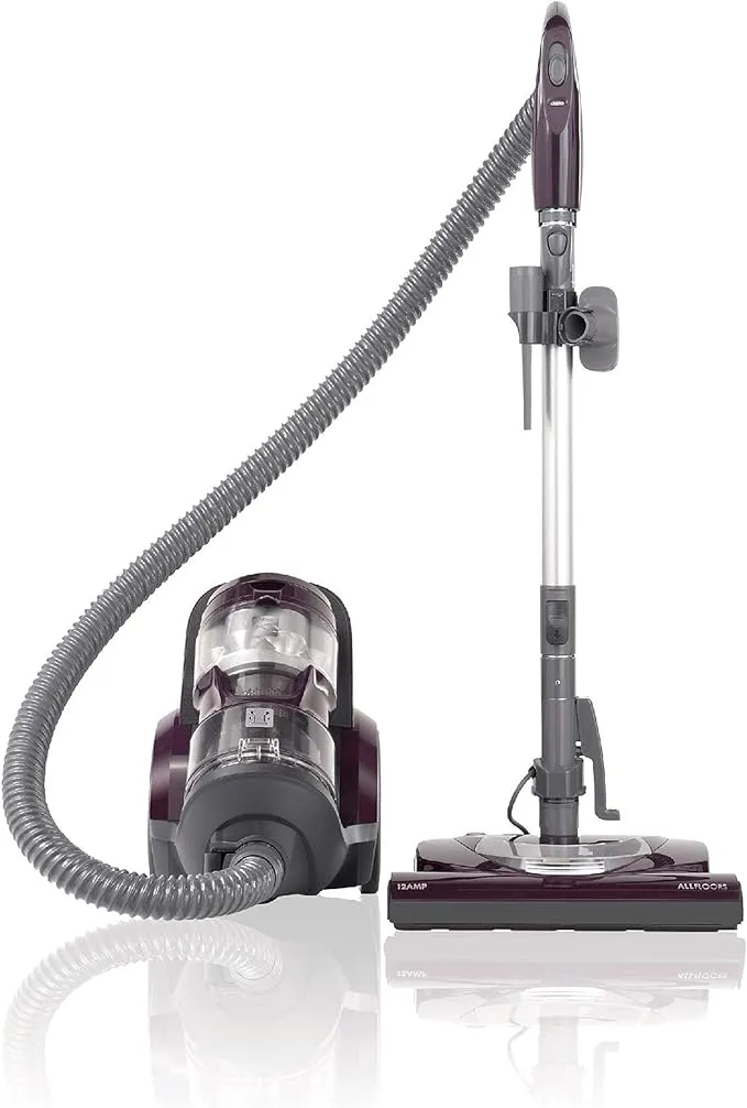 Kenmore Friendly Lightweight Bagless Compact Canister Vacuum, HEPA, Extended Telescoping Wand, Retractable Cord and 2 Cleaning Tools, Pet Powermate