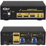 CKL 2 Port USB 3.0 KVM Switch