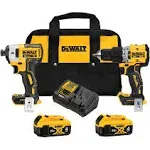 DeWalt DCK2050M2 20V Max XR Cordless Hammer Drill / Impact Driver Combo