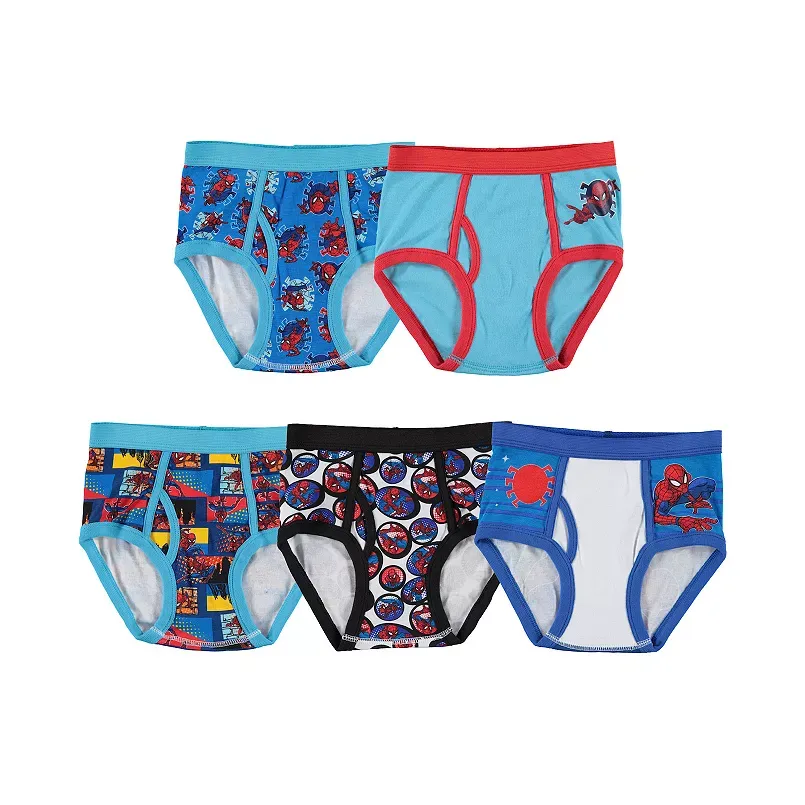 Boys 4-8 Spiderman 5-Pack Briefs