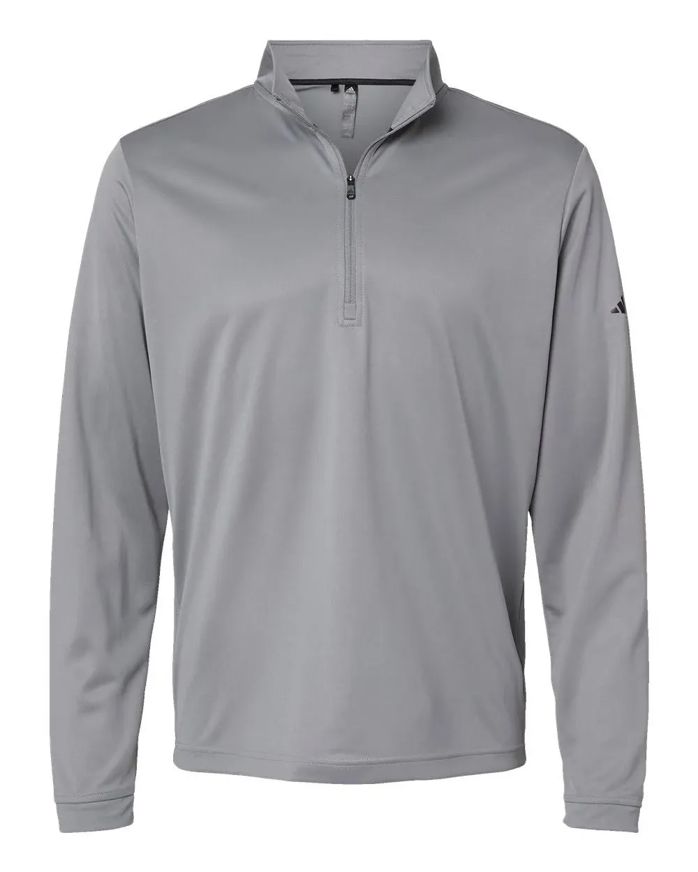 Adidas A401 - Lightweight Quarter-Zip Pullover Grey Three XL