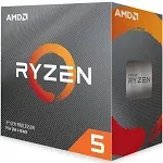 AMD Ryzen 5 3600 6-core, 12-Thread Unlocked Desktop Processor with Wraith Spire Cooler