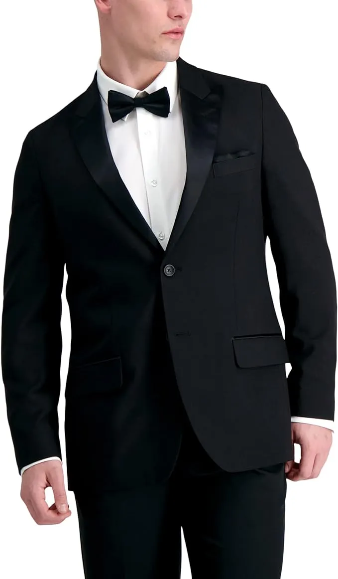 Haggar Men's Premium Comfort Tuxedo Dinner Jacket - Slim and Tailored Fits