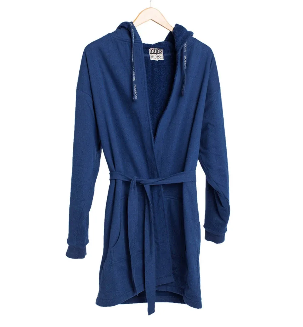 DudeRobe Luxury Men's Hooded Bathrobe