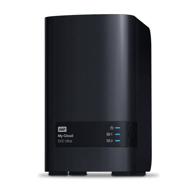 WD 4TB My Cloud EX2 Ultra NAS - Network Attached Storage - Dual-Core Processor (WDBVBZ0040JCH-NESN)