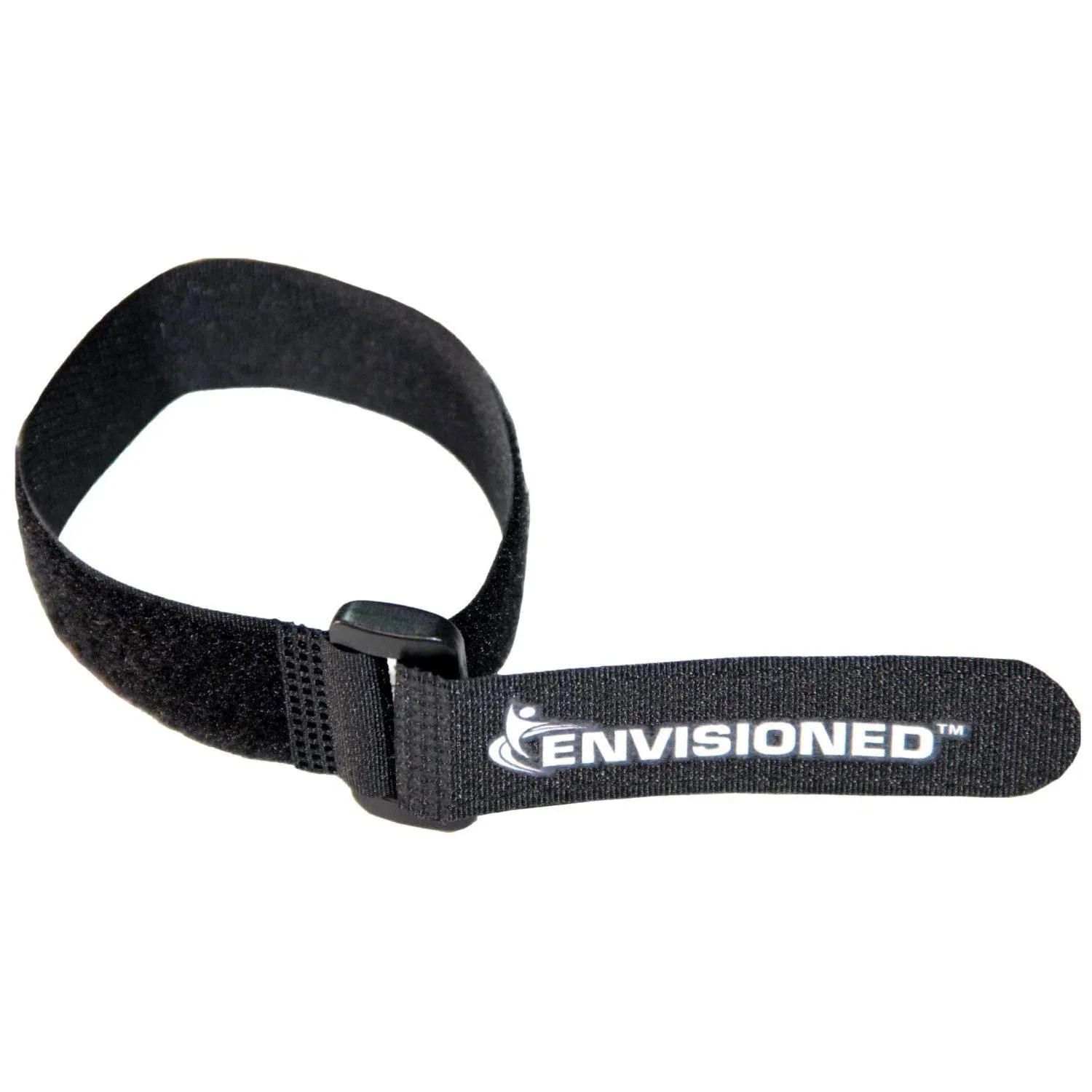 Envisioned Reusable Cinch Straps 1" x 12" 12 Pack, Multipurpose Quality Hook and ...