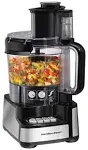 Hamilton Beach 12 Cup Stack and Snap Food Processor - Black - 70725A USED ONCE