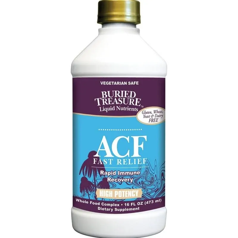 :Buried Treasure ACF Fast Relief Rapid Immune Recovery, 16 fl oz (Pack of 2)