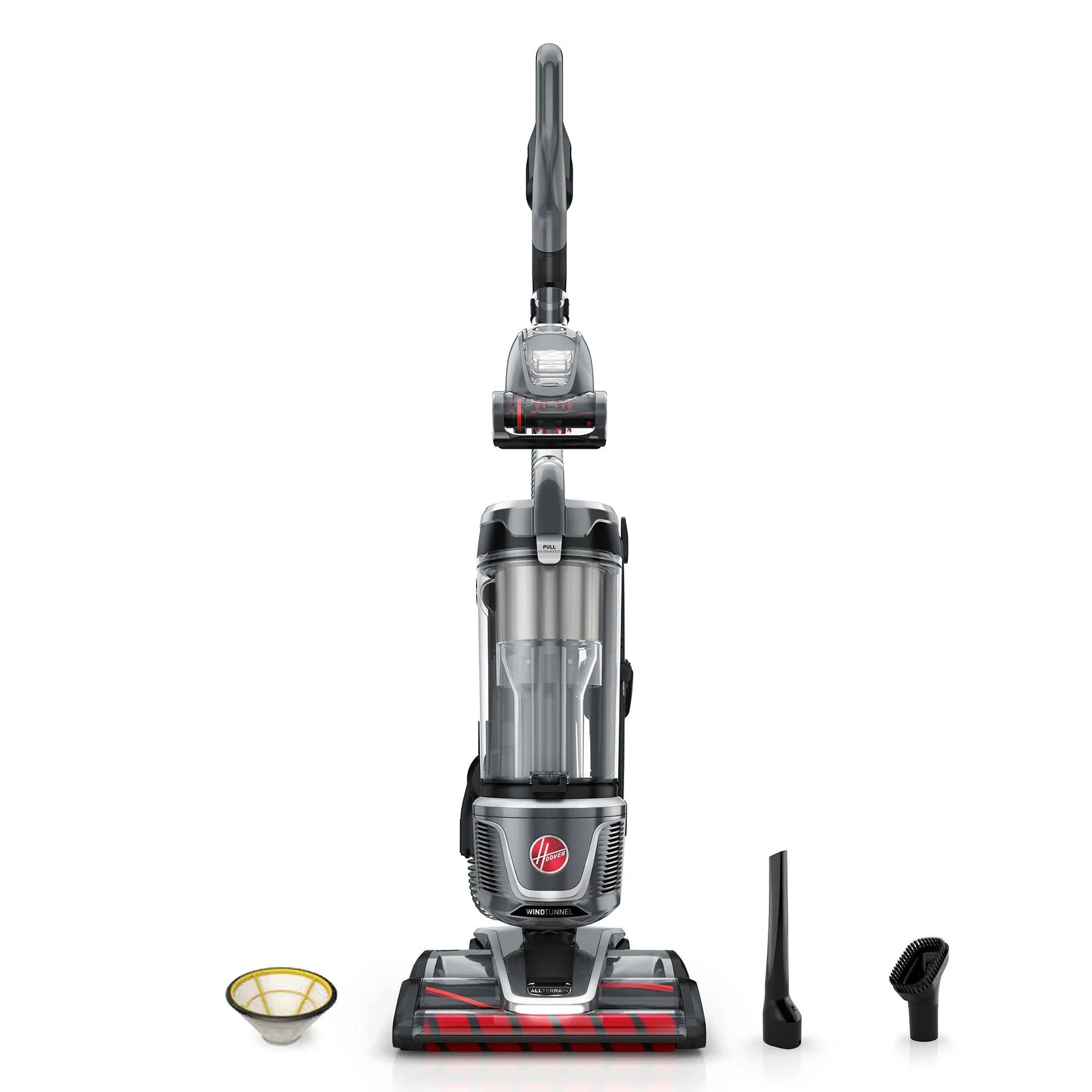 WindTunnel All-Terrain Dual Brush Roll Upright Vacuum Cleaner, UH77200V, Silver