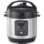 Proctor-Silex Simplicity 4-in-1 Electric Pressure Cooker, 3 Quart Multi-function with Slow Cook, Steam, Sauté, Rice, Stainless Steel (34503)