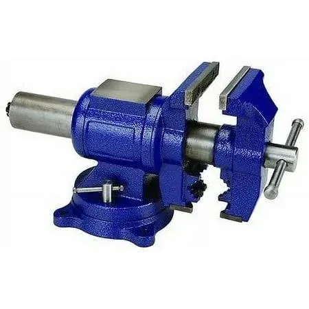 5&#034; Spinning Rotating Cast Iron Steel Pipe Bench Benchtop Top Vise for Workbench