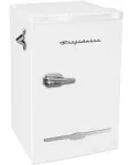 Frigidaire EFR376-CORAL Retro Bar Fridge Refrigerator with Side Bottle Opener, 3.2 cu. Ft, Coral