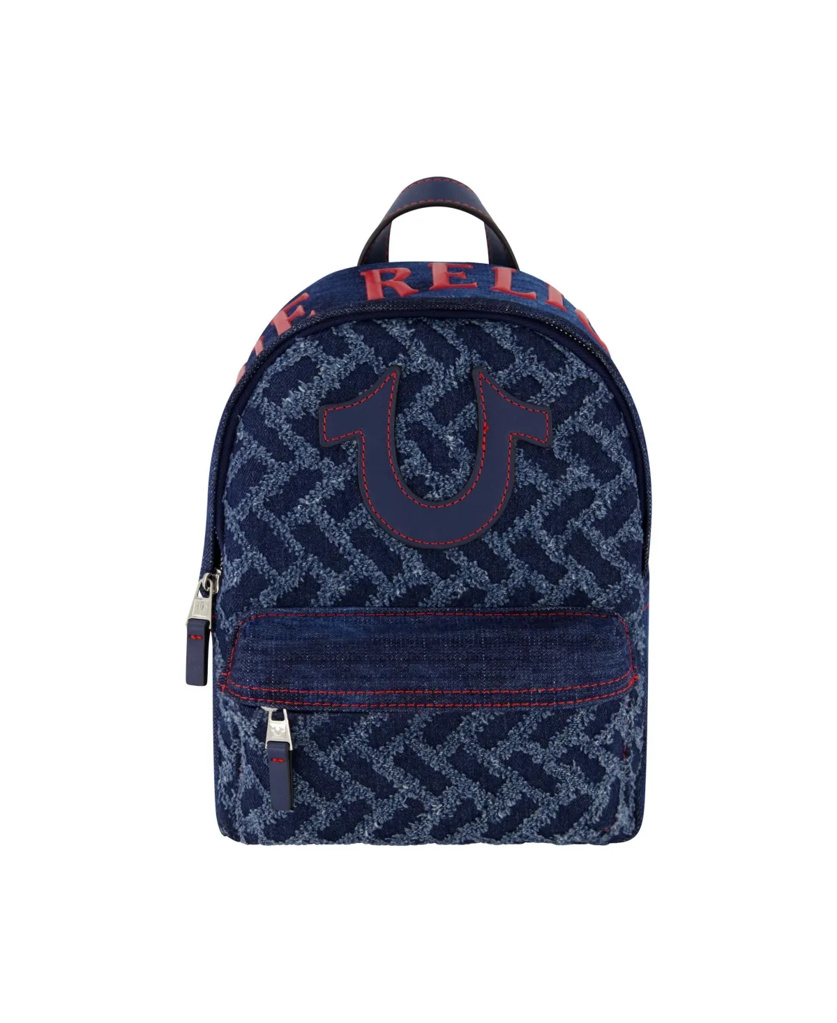 True Religion Mini Denim Logo Backpack