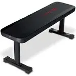 Marcy Flat Utility 600 lbs Capacity Weight Bench for Weight Training and Ab Exercises SB-315 , Black