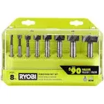 Ryobi Forstner Bit Set (8-Piece) A9FS8R1