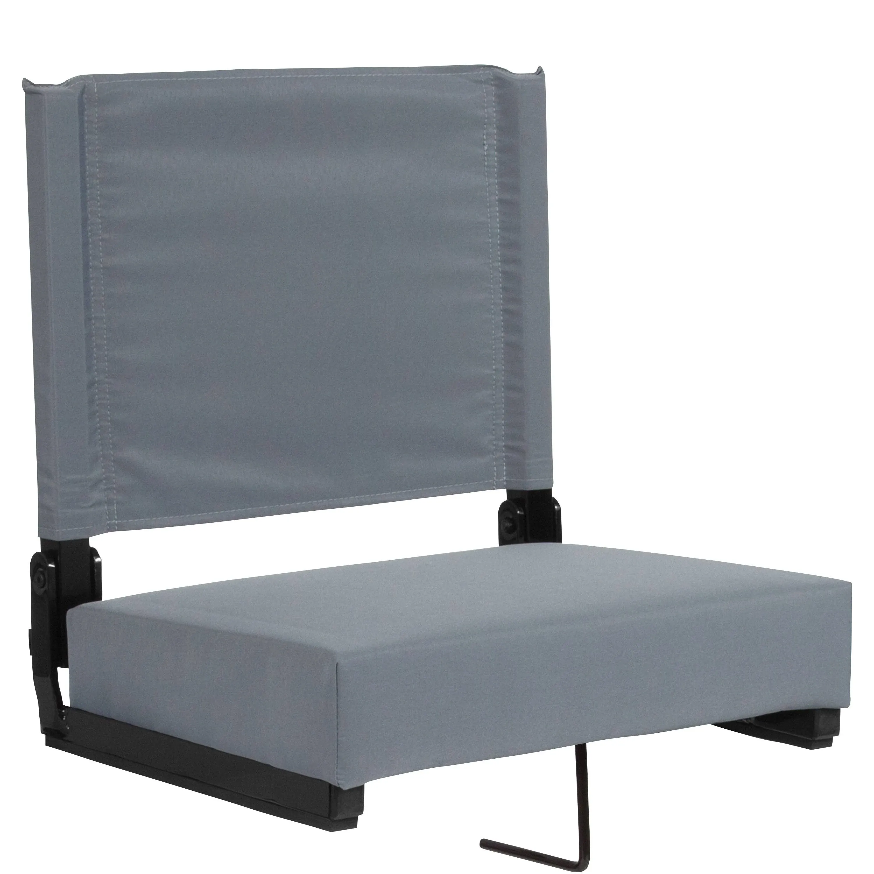 Grandstand Comfort SEATS by Flash with Ultra-Padded Seat - Gray